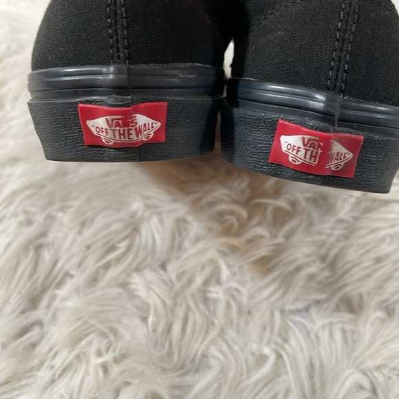 VANS Authentic Lace Low Top Skateboard Shoes All Black 721565 Sneakers M6 / W7.5 - Picture 8 of 13